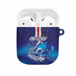 Cape Verde Football Blue Shark Mascot AirPods Case Glory 2026