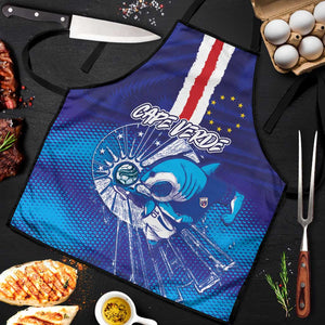 Cape Verde Football Blue Shark Mascot Apron Glory 2026