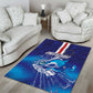 Cape Verde Football Blue Shark Mascot Area Rug Glory 2026