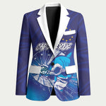 Custom Cape Verde Football Blue Shark Mascot Blazer Glory 2026