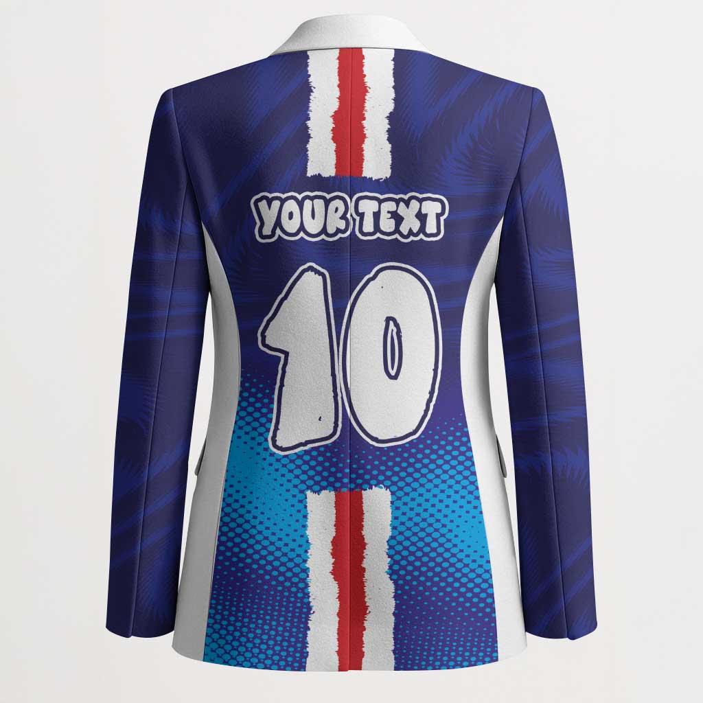 Custom Cape Verde Football Blue Shark Mascot Blazer Glory 2026