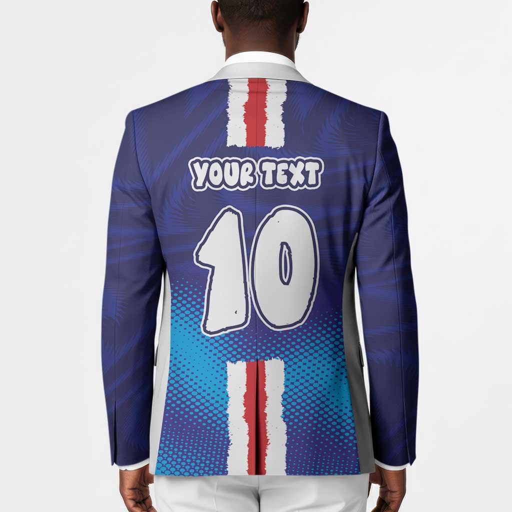 Custom Cape Verde Football Blue Shark Mascot Blazer Glory 2026