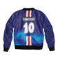 Custom Cape Verde Football Blue Shark Mascot Bomber Jacket Glory 2026