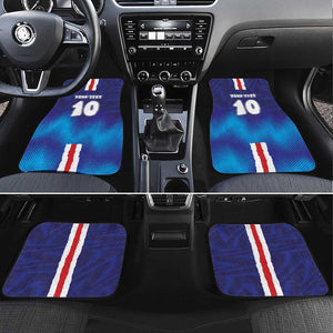 Custom Cape Verde Football Blue Shark Mascot Car Mats Glory 2026