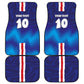 Custom Cape Verde Football Blue Shark Mascot Car Mats Glory 2026