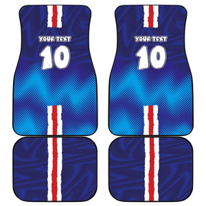 Custom Cape Verde Football Blue Shark Mascot Car Mats Glory 2026