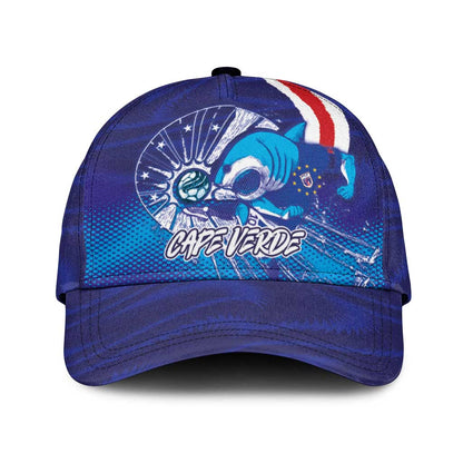 Cape Verde Football Blue Shark Mascot Classic Cap Glory 2026