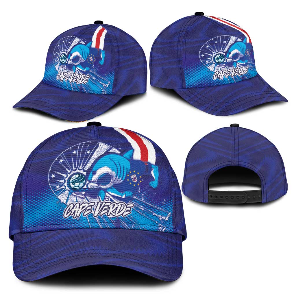 Cape Verde Football Blue Shark Mascot Classic Cap Glory 2026