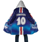 Custom Cape Verde Football Blue Shark Mascot Cloak Glory 2026