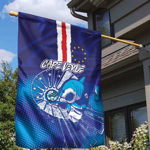 Cape Verde Football Blue Shark Mascot Garden Flag Glory 2026
