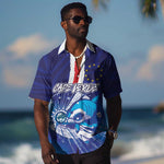 Custom Cape Verde Football Blue Shark Mascot Hawaiian Shirt Glory 2026