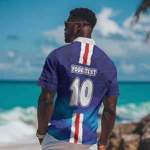 Custom Cape Verde Football Blue Shark Mascot Hawaiian Shirt Glory 2026