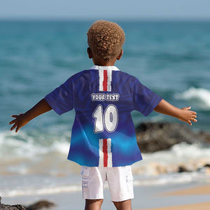 Custom Cape Verde Football Blue Shark Mascot Kid Hawaiian Shirt Glory 2026