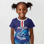 Custom Cape Verde Football Blue Shark Mascot Kid T shirt Glory 2026