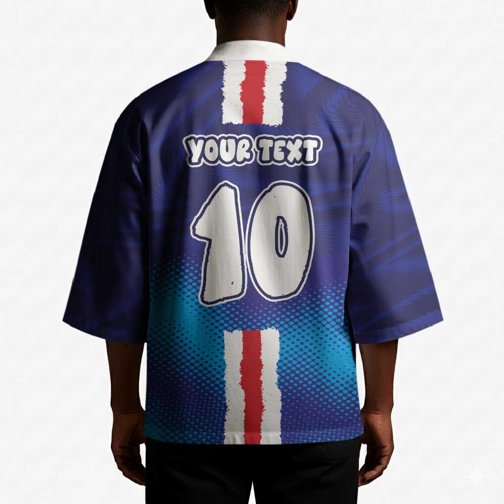Custom Cape Verde Football Blue Shark Mascot Kimono Glory 2026