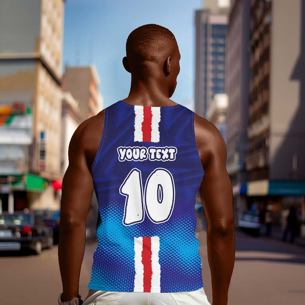 Custom Cape Verde Football Blue Shark Mascot Men Tank Top Glory 2026