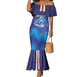 Custom Cape Verde Football Blue Shark Mascot Mermaid Dress Glory 2026