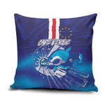 Cape Verde Football Blue Shark Mascot Pillow Cover Glory 2026