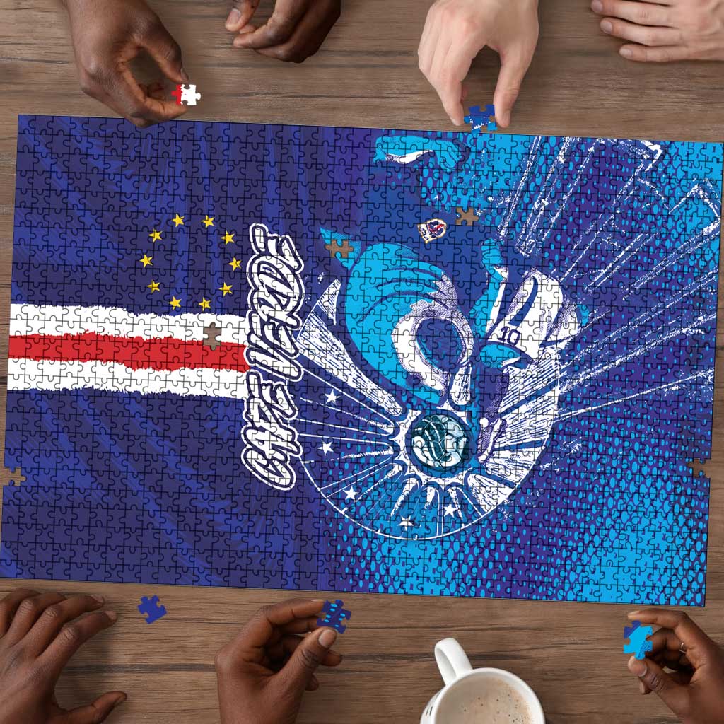 Cape Verde Football Blue Shark Mascot Puzzle Glory 2026