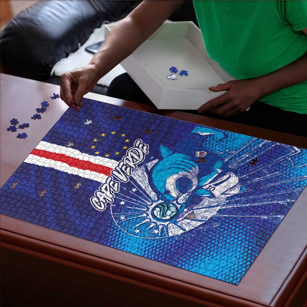 Cape Verde Football Blue Shark Mascot Puzzle Glory 2026