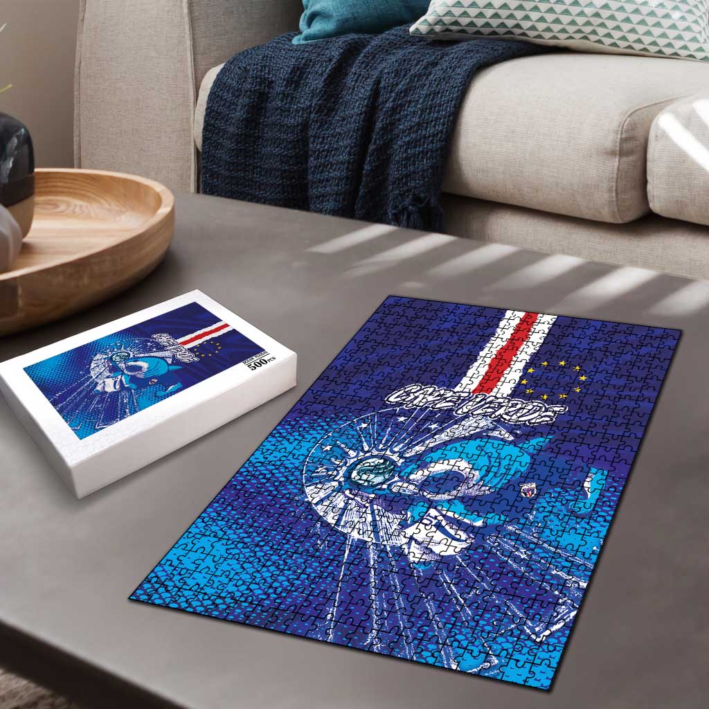 Cape Verde Football Blue Shark Mascot Puzzle Glory 2026