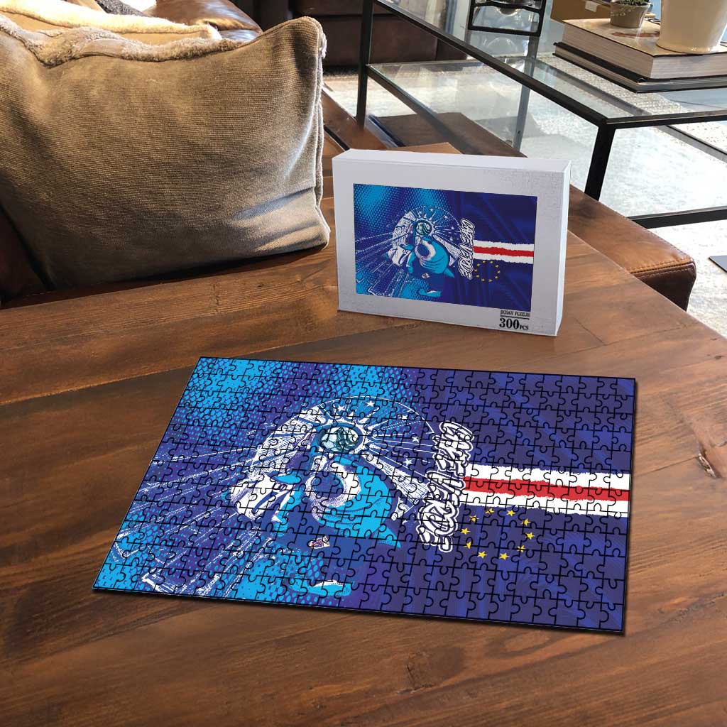 Cape Verde Football Blue Shark Mascot Puzzle Glory 2026