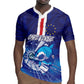 Custom Cape Verde Football Blue Shark Mascot Rugby Jersey Glory 2026