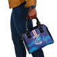 Cape Verde Football Blue Shark Mascot Shoulder Handbag Glory 2026