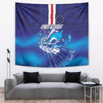 Cape Verde Football Blue Shark Mascot Tapestry Glory 2026