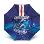 Cape Verde Football Blue Shark Mascot Umbrella Glory 2026