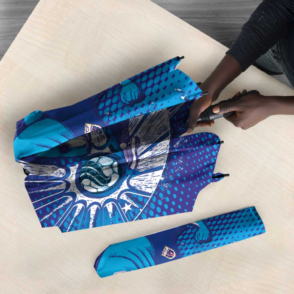 Cape Verde Football Blue Shark Mascot Umbrella Glory 2026