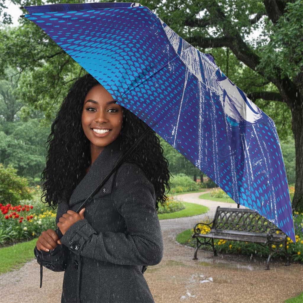 Cape Verde Football Blue Shark Mascot Umbrella Glory 2026