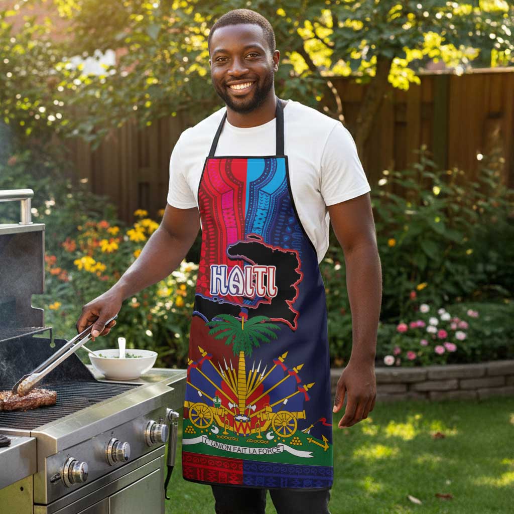 Haiti Coat Of Arms Map Dashiki Apron Vibrant Caribbean Heritage