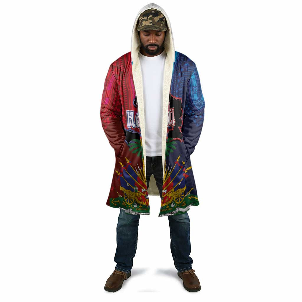Haiti Coat Of Arms Map Dashiki Cloak Vibrant Caribbean Heritage
