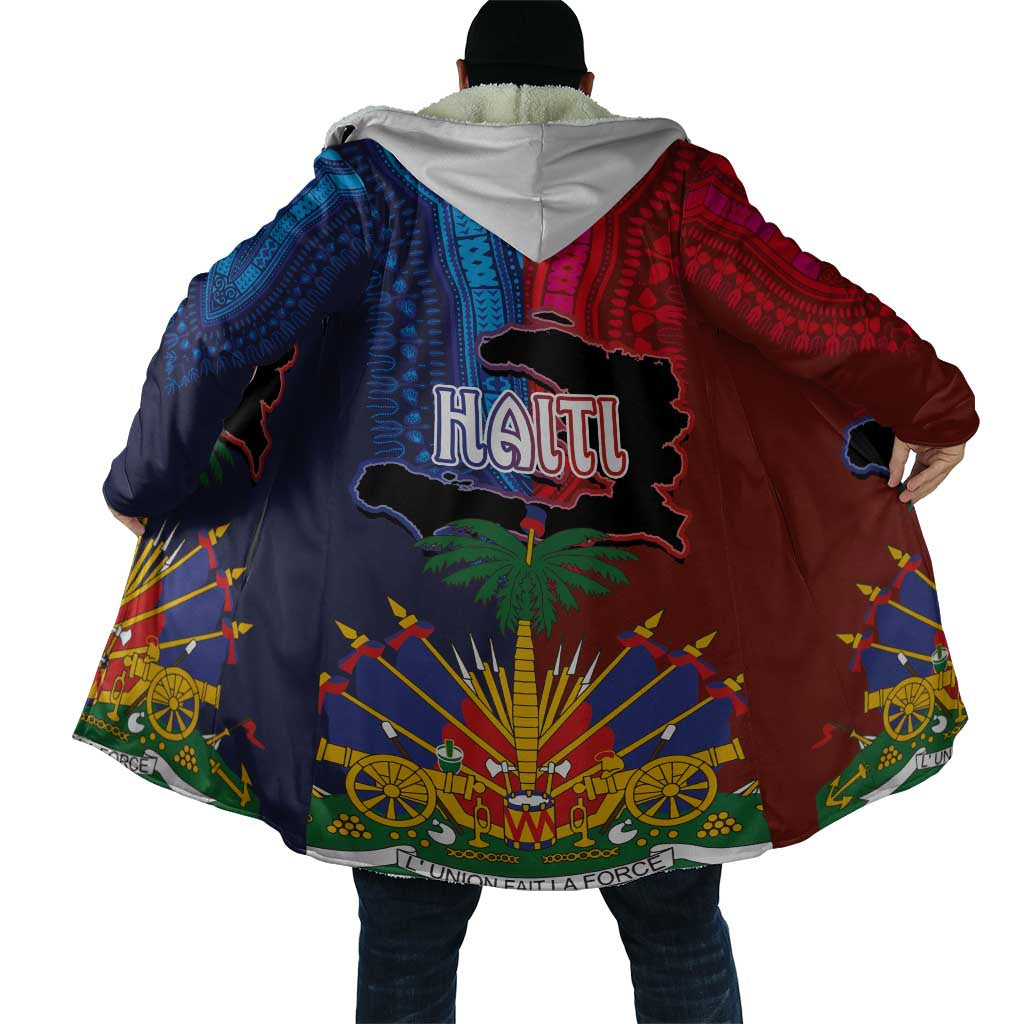 Haiti Coat Of Arms Map Dashiki Cloak Vibrant Caribbean Heritage