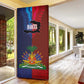 Haiti Coat Of Arms Map Dashiki Door Cover Vibrant Caribbean Heritage