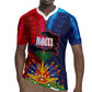 Haiti Coat Of Arms Map Dashiki Rugby Jersey Vibrant Caribbean Heritage