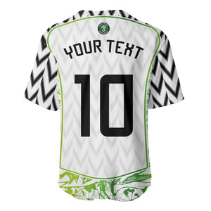 Nigeria National Football Custom Baseball Jersey Blokecore T90 Sporty Style