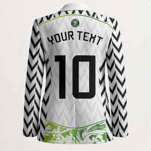 Nigeria National Football Custom Blazer Blokecore T90 Sporty Style