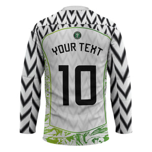 Nigeria National Football Custom Hockey Jersey Blokecore T90 Sporty Style