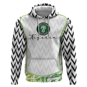 Nigeria National Football Custom Hoodie Blokecore T90 Sporty Style