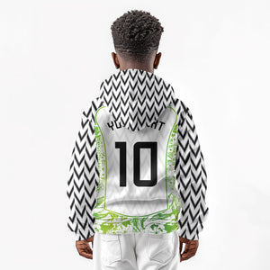 Nigeria National Football Custom Kid Hoodie Blokecore T90 Sporty Style