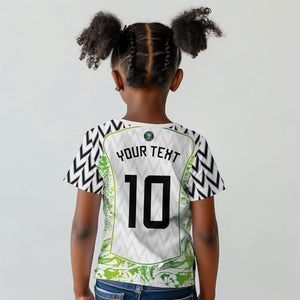 Nigeria National Football Custom Kid T shirt Blokecore T90 Sporty Style