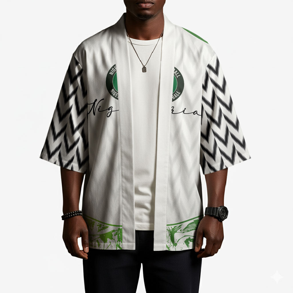 Nigeria National Football Custom Kimono Blokecore T90 Sporty Style