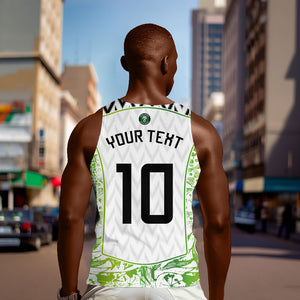 Nigeria National Football Custom Men Tank Top Blokecore T90 Sporty Style