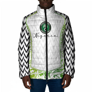 Nigeria National Football Custom Padded Jacket Blokecore T90 Sporty Style