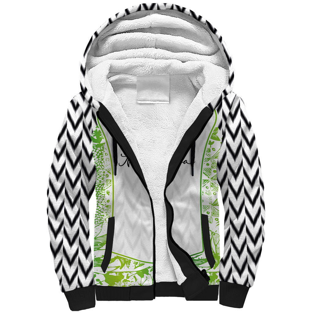 Nigeria National Football Custom Sherpa Hoodie Blokecore T90 Sporty Style