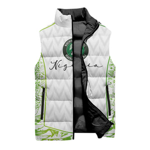 Nigeria National Football Custom Sleeveless Puffer Jacket Blokecore T90 Sporty Style