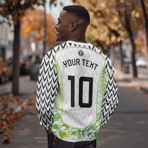 Nigeria National Football Custom Sweatshirt Blokecore T90 Sporty Style