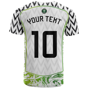 Nigeria National Football Custom T shirt Blokecore T90 Sporty Style